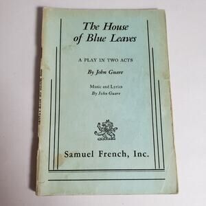 The House Of Blue Leaves By John Guare A Play In Two Acts Paperback‎ Annotated